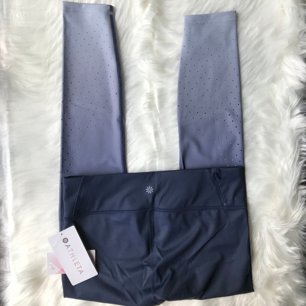 NWT Athleta Blue Aero Contender Leggings - Picture 4 of 5